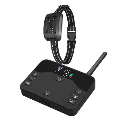 Transform Your Dog's Behavior with Our Advanced Anti-Bark Training Collar - Wireless Electric Fence with Custom Vibration & Shock Options