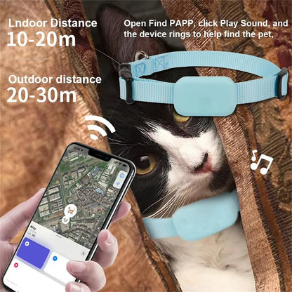 Stay Connected with Your Pet: Ultimate Smart GPS Tracker & Adjustable Collar for Dogs and Cats - Compatible with iOS/Android