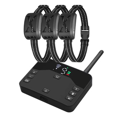 Transform Your Dog's Behavior with Our Advanced Anti-Bark Training Collar - Wireless Electric Fence with Custom Vibration & Shock Options